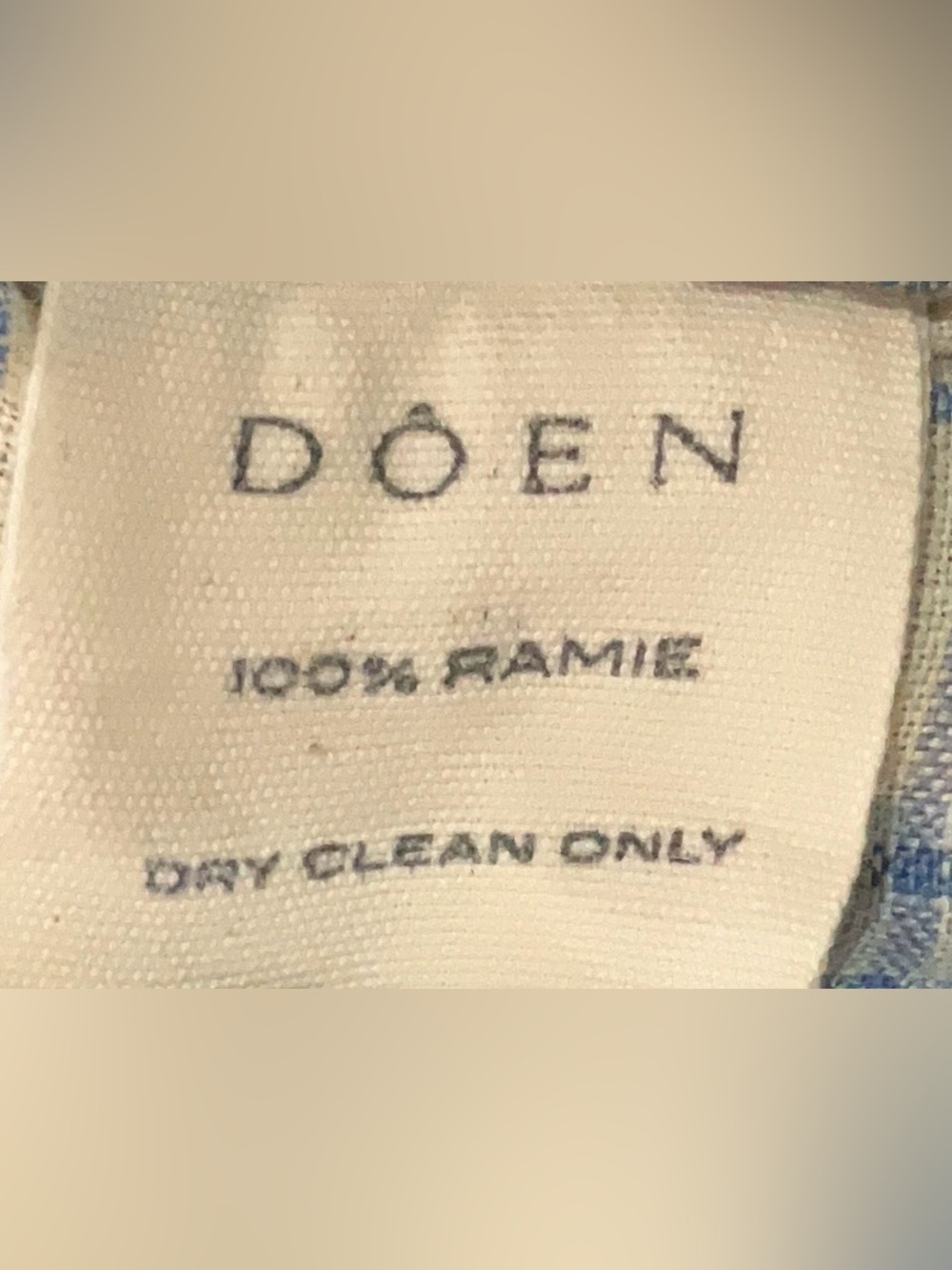 DÔEN Frede Dress in Blue Meadowlark Plaid | XS - Picture 9 of 10